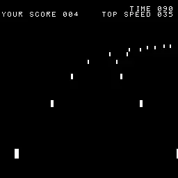 Captura de Night Driver – juego arcade Atari