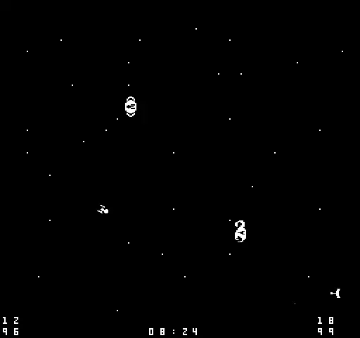 Screenshot van Orbit – arcadespel Atari