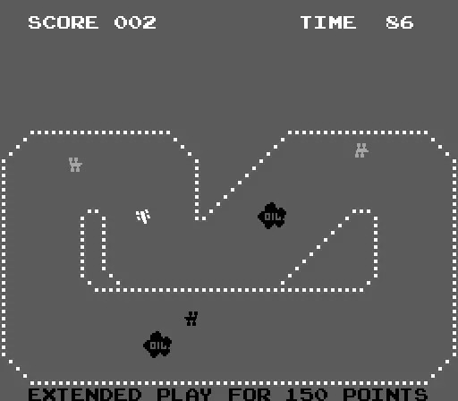 Capture d'écran de Sprint 2 – jeu d'arcade Atari