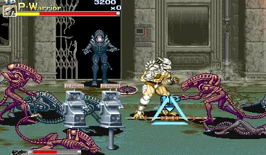 Capture d'écran de Alien vs. Predator – jeu d'arcade Capcom