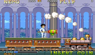 Screenshot van Nemo – arcadespel Capcom