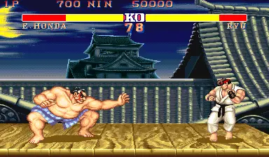 Captura de Street Fighter II: Champion Edition – juego arcade Capcom