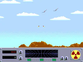 Screenshot of Danger Zone – arcade game Cinematronics