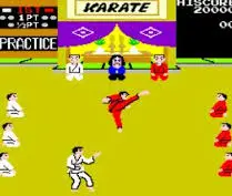 Captura de Karate Champ – juego arcade Data East