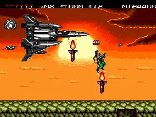 Capture d'écran de Midnight Resistance – jeu d'arcade Data East