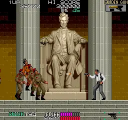 Screenshot of Sly Spy – arcade game Data East