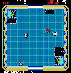 Screenshot of Zeroize – arcade game Data East