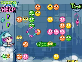 Capture d'écran de Cross Pang – jeu d'arcade F2 System