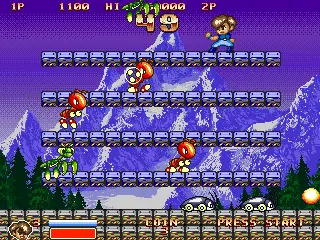 Capture d'écran de Metal Saver – jeu d'arcade First Amusement