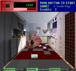 Capture d'écran de Exterminator – jeu d'arcade Gottlieb