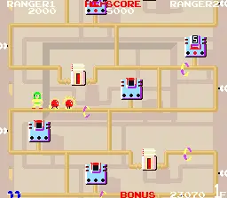 Capture d'écran de Atomic Boy – jeu d'arcade Irem