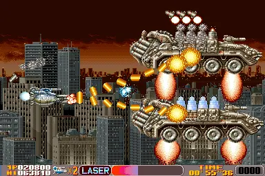 Capture d'écran de Cosmic Cop – jeu d'arcade Irem