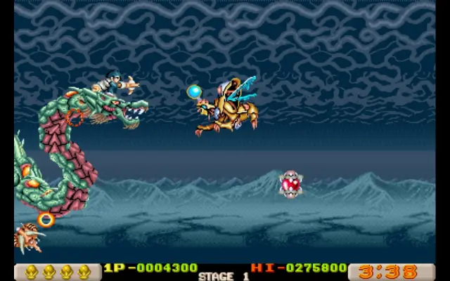 Captura de Dragon Breed – juego arcade Irem