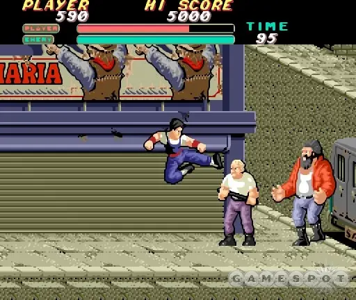 Capture d'écran de Vigilante – jeu d'arcade Irem