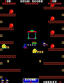 Capture d'écran de Pop Flamer – jeu d'arcade Jaleco