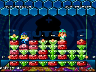 Capture d'écran de Guts'n – jeu d'arcade Kaneko