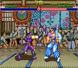Capture d'écran de Shogun Warriors – jeu d'arcade Kaneko