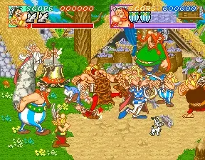 Screenshot von Asterix – Arcade-Spiel Konami