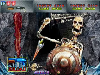 Schermata di Crypt Killer – gioco arcade Konami