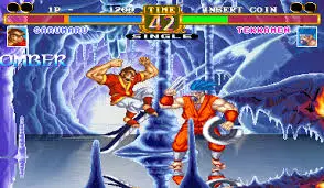 Schermata di Dragoon Might – gioco arcade Konami