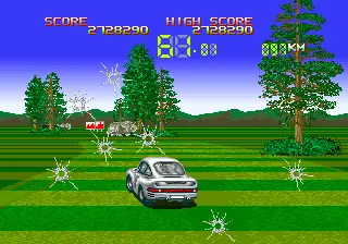 Capture d'écran de Hot Chase – jeu d'arcade Konami