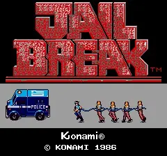 Capture d'écran de Jail Break – jeu d'arcade Konami