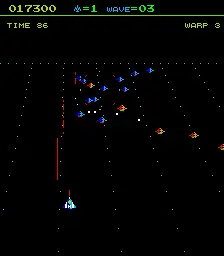 Schermata di Juno First – gioco arcade Konami