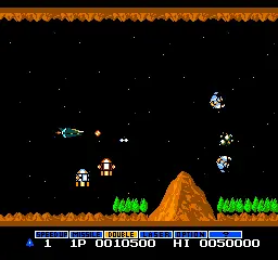 Capture d'écran de Vs. Gradius – jeu d'arcade Konami