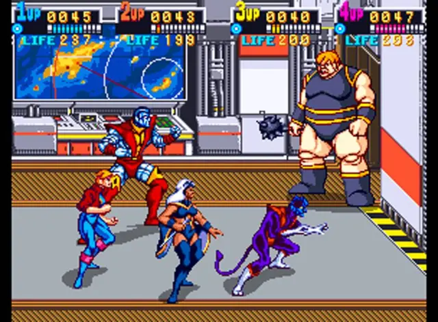Capture d'écran de X-Men – jeu d'arcade Konami