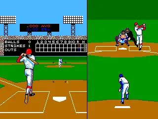 Screenshot of Super Baseball Double Play Home Run Derby – arcade game Leland
