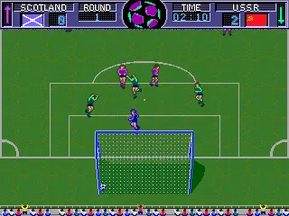 Schermata di World Soccer Finals – gioco arcade Leland