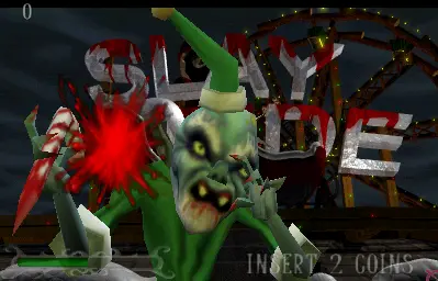 Screenshot of CarnEvil – arcade game Midway
