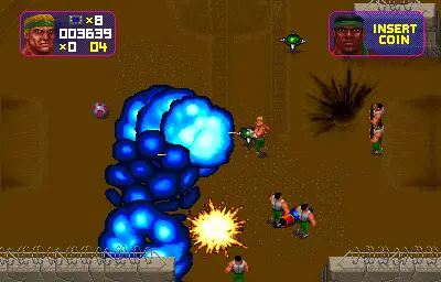 Capture d'écran de Total Carnage – jeu d'arcade Midway Games