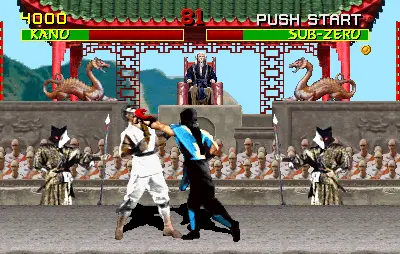 Screenshot of Mortal Kombat – arcade game Midway