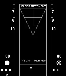Capture d'écran de Shuffleboard – jeu d'arcade Midway