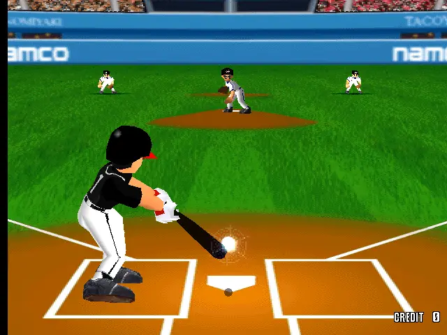 Capture d'écran de Super World Stadium '98 – jeu d'arcade Namco