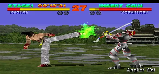 Capture d'écran de Tekken – jeu d'arcade Namco