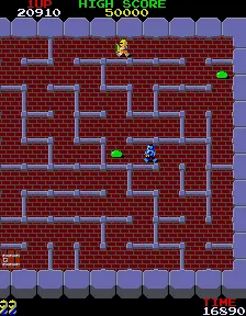 Capture d'écran de The Tower of Druaga – jeu d'arcade Namco