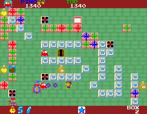 Capture d'écran de Toy Pop – jeu d'arcade Namco