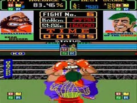 Capture d'écran de Punch-Out!! – jeu d'arcade Nintendo