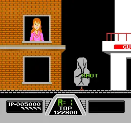 Capture d'écran de Vs. Hogan's Alley – jeu d'arcade Nintendo