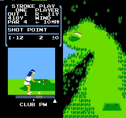 Capture d'écran de Vs. Stroke and Match Golf – jeu d'arcade Nintendo