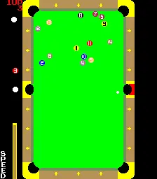 Capture d'écran de Tri-Pool – jeu d'arcade Noma