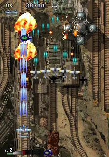 Capture d'écran de Strikers 1945 II – jeu d'arcade Psikyo