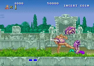 Capture d'écran de Altered Beast – jeu d'arcade Sega