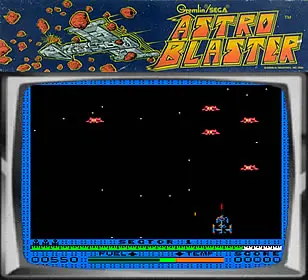 Capture d'écran de Astro Blaster – jeu d'arcade Sega