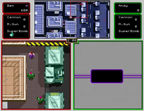 Capture d'écran de Crack Down – jeu d'arcade Sega