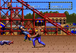 Capture d'écran de D. D. Crew – jeu d'arcade Sega