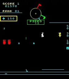 Capture d'écran de Carnival – jeu d'arcade Sega / Gremlin