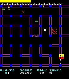 Capture d'écran de Pulsar – jeu d'arcade Sega
